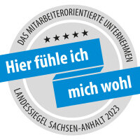 Landessiegel Mitarbeiterorientierte Unternehmen Sachsen-Anhalt 2023